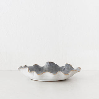 Costera Ceramic Bowl  |  Medium 28Cm  |  Storm Blue