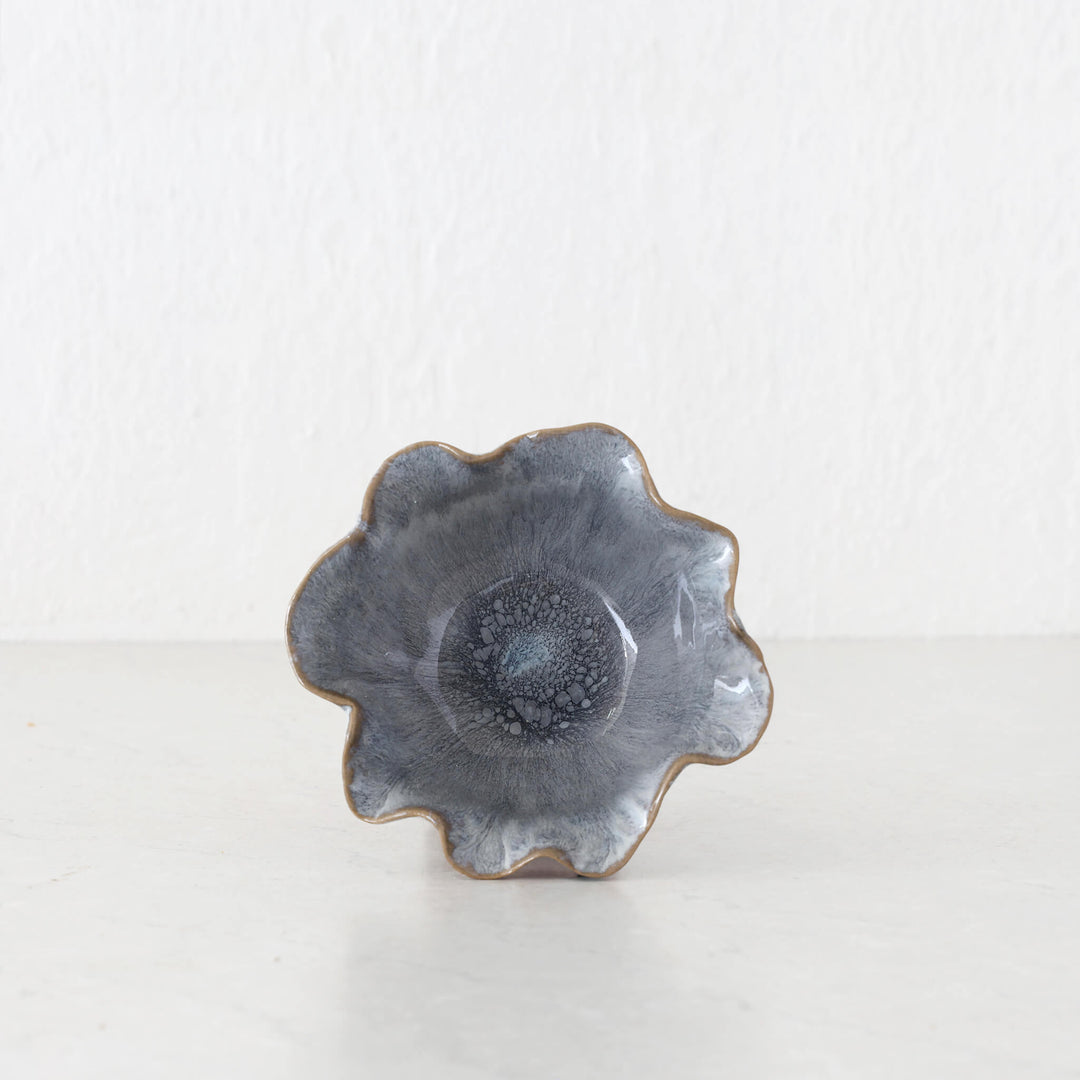 Costera Ceramic Bowl  |  Small 15Cm  |  Storm Blue