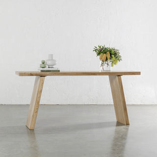 CAPRETTA ELM CONSOLE TABLE  |  160CM  |  BLEACHED BRISTLE