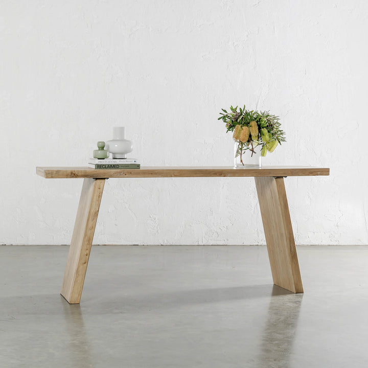 CAPRETTA ELM CONSOLE TABLE  |  160CM  |  BLEACHED BRISTLE