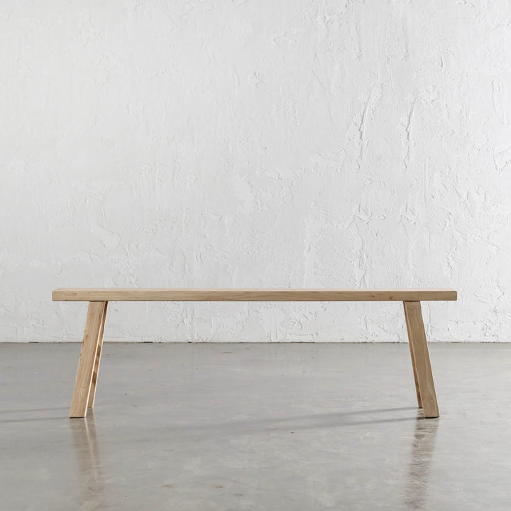 CAPRETTA SLIM ELM BENCH  |  160CM  |  BLEACHED BRISTLE