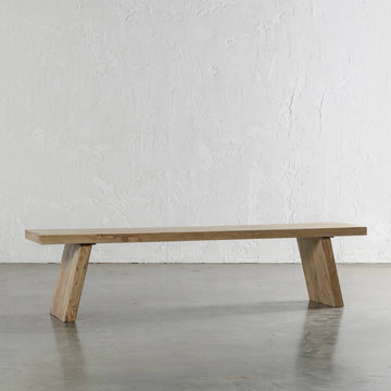 CAPRETTA ELM BENCH  |  190CM  |  BLEACHED BRISTLE