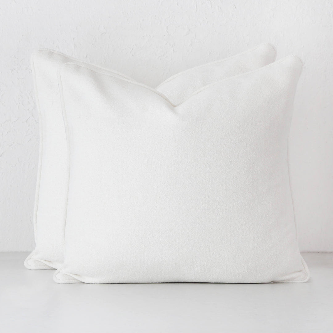 CARSON CUSHION BUNDLE X2  |  50 X 50  |  BOUCLE CHARTER IVORY