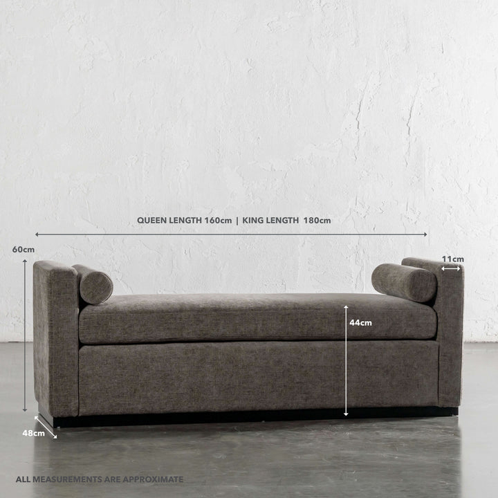 CARSON CONTEMPO BENCH  |  BRINDAL SHADOW | MEASUREMENTS