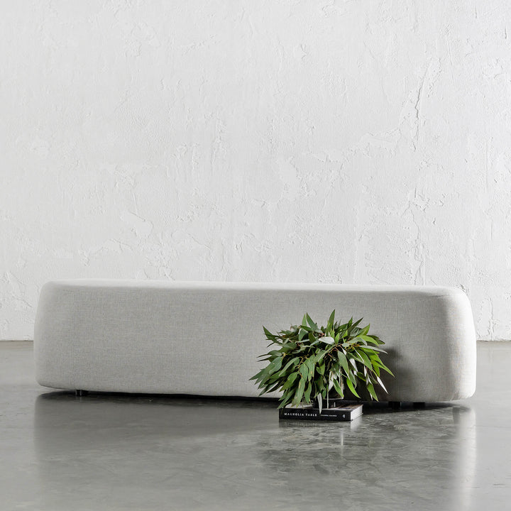CARSON CURVED BED OTTOMAN  |  KING  |  JOVAN DOVE
