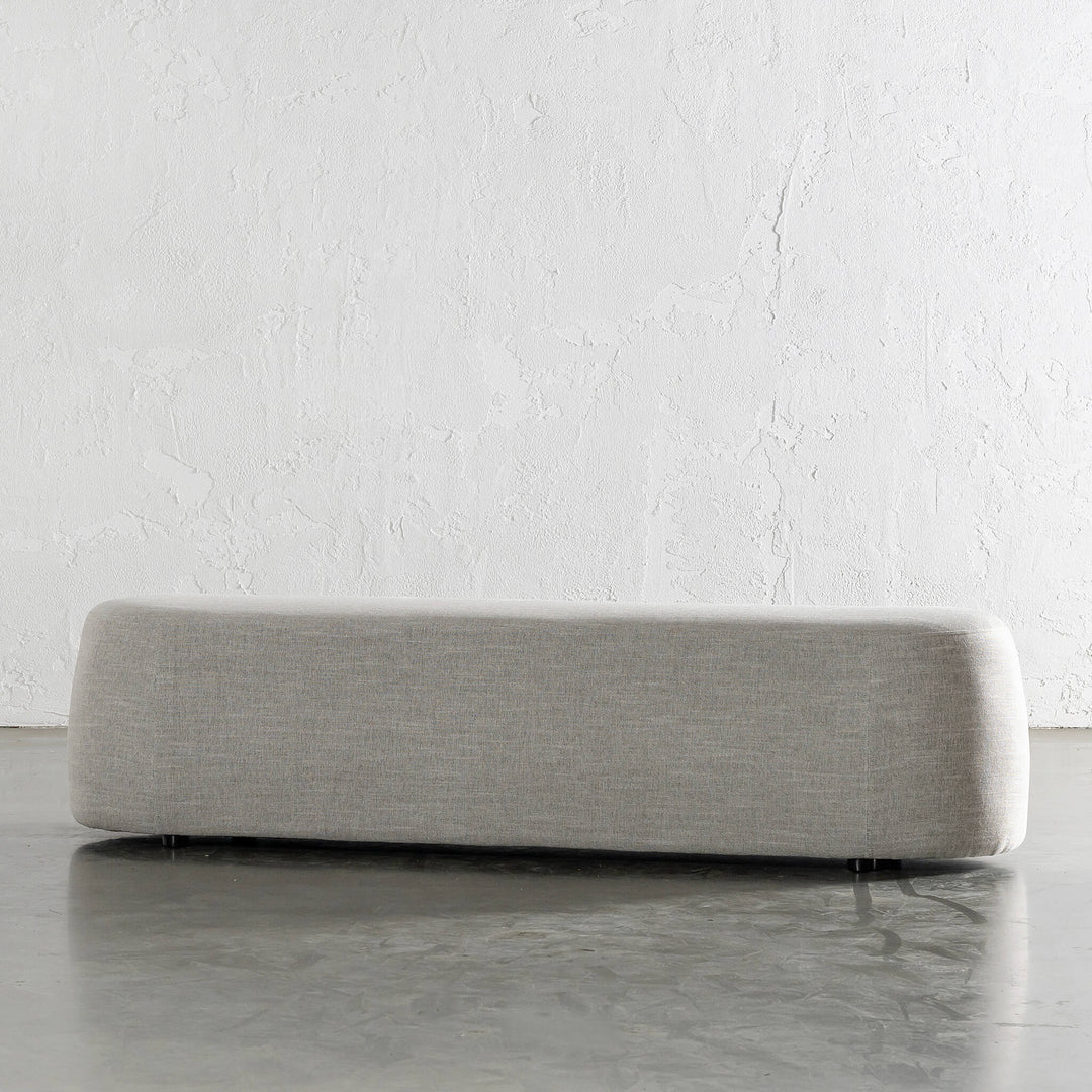 CARSON CURVED BED OTTOMAN UNSTYLED  |  KING  |   JOVAN EARTH