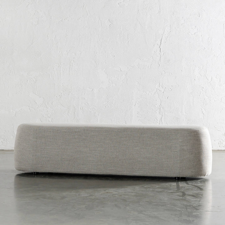 CARSON CURVED BED OTTOMAN UNSTYLED  |  KING  |   JOVAN EARTH