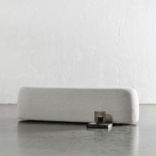 CARSON CURVED BED OTTOMAN  |  QUEEN  |  JOVAN DOVE
