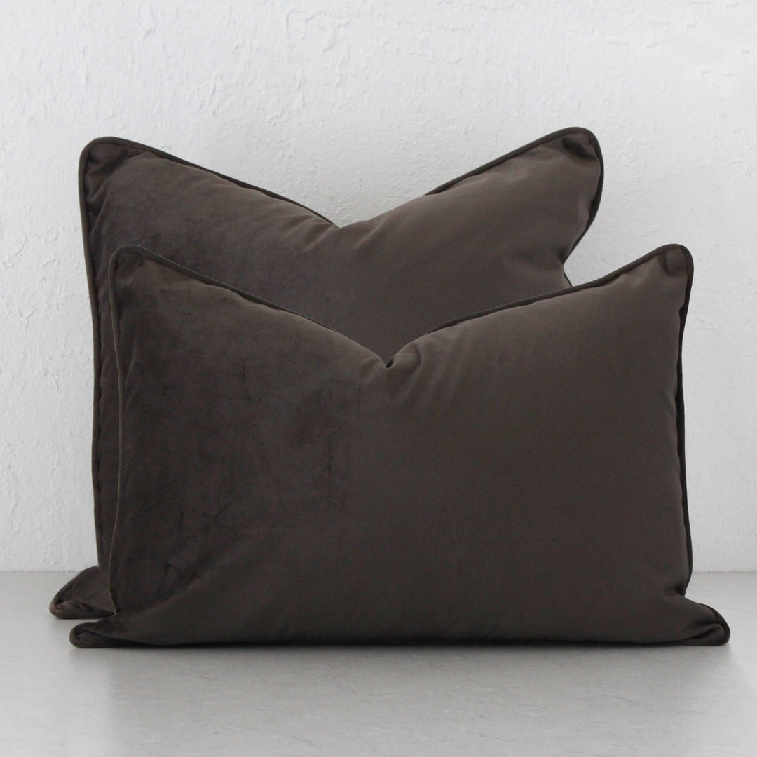 CARSON CUSHION BUNDLE X2  |  40X60 + 50X50  |  ANGORA FAWN VELVET