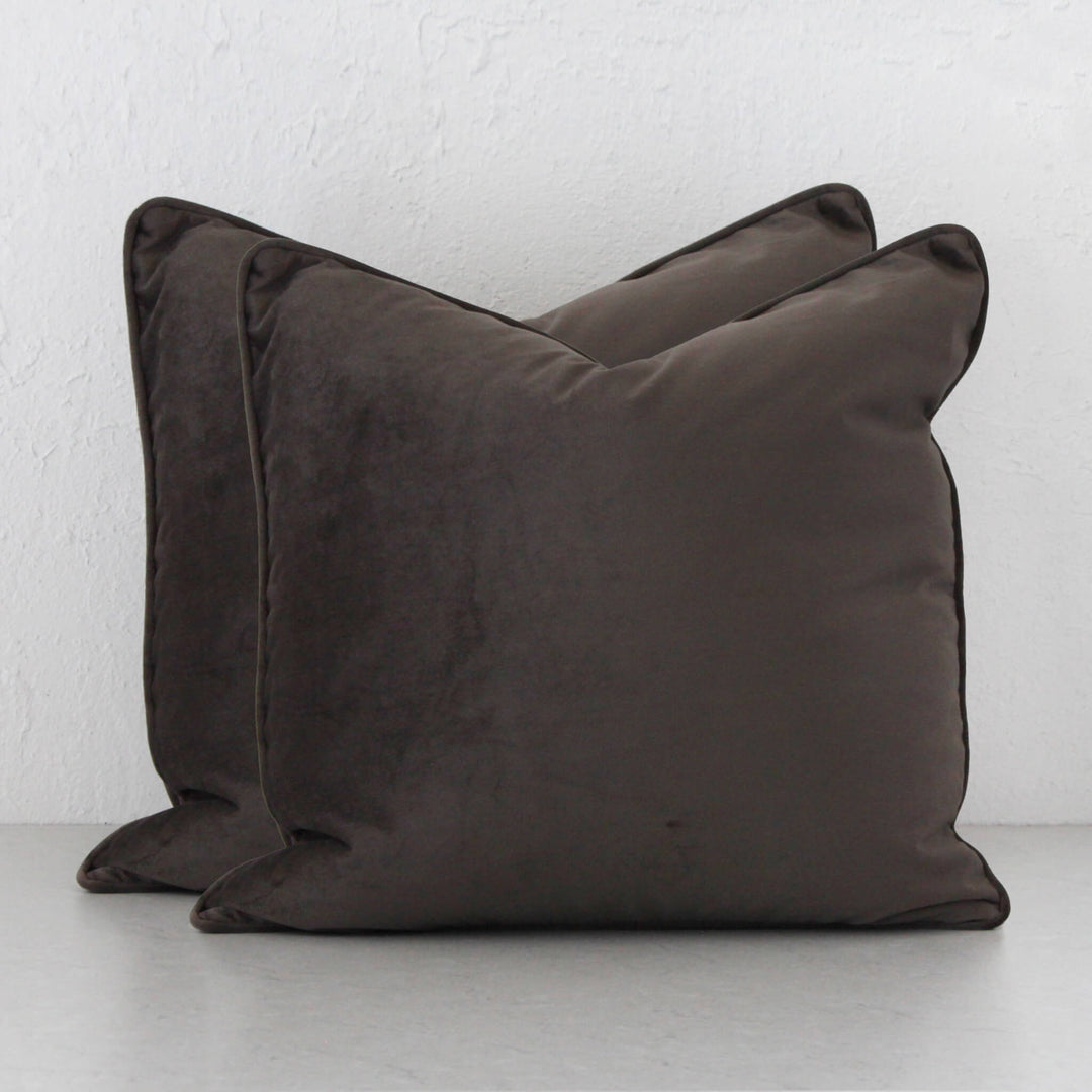 CARSON CUSHION BUNDLE X2  |  50X50  |  ANGORA FAWN VELVET