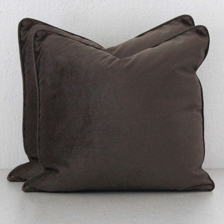 CARSON CUSHION BUNDLE X2  |  60X60  |  ANGORA FAWN VELVET