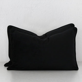 CARSON CUSHION BUNDLE X2  |  40X60  |  NOIR BLACK VELVET