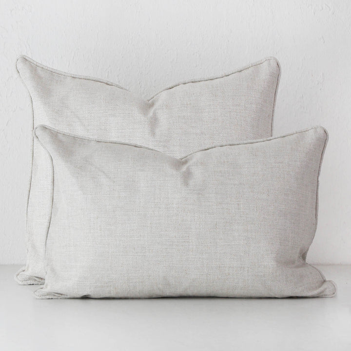 CARSON CUSHION BUNDLE X2  |  40X60 + 50X50  |  JOVAN DOVE NATURAL