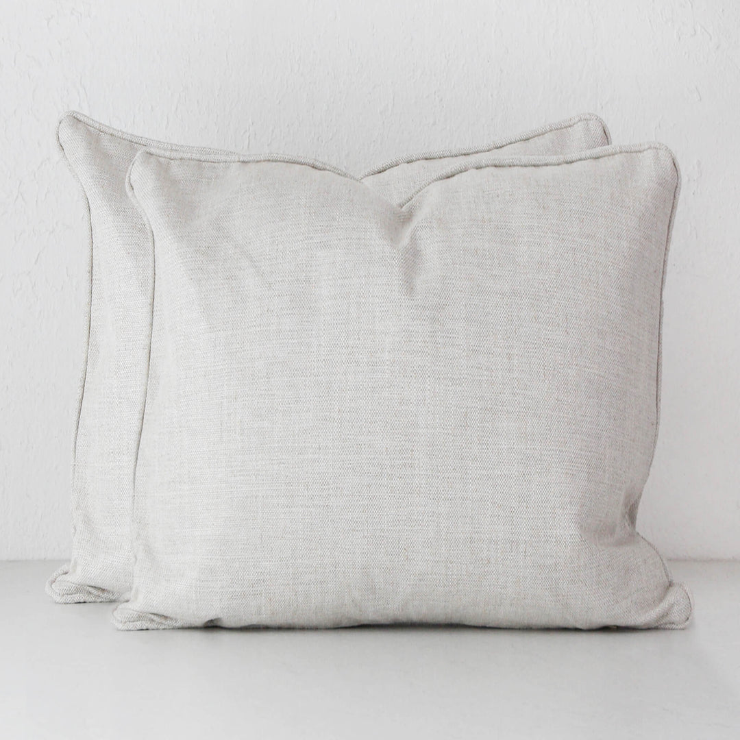 CARSON CUSHION BUNDLE X2  |  50 X 50  |  JOVAN DOVE NATURAL