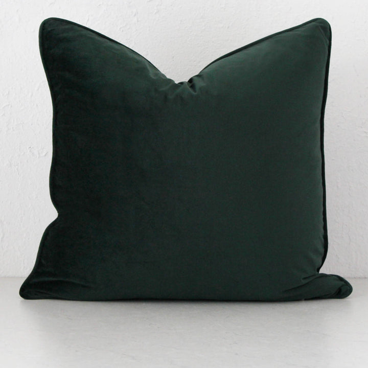 CARSON CUSHION | 60X60 | HIGHLAND GREEN VELVET