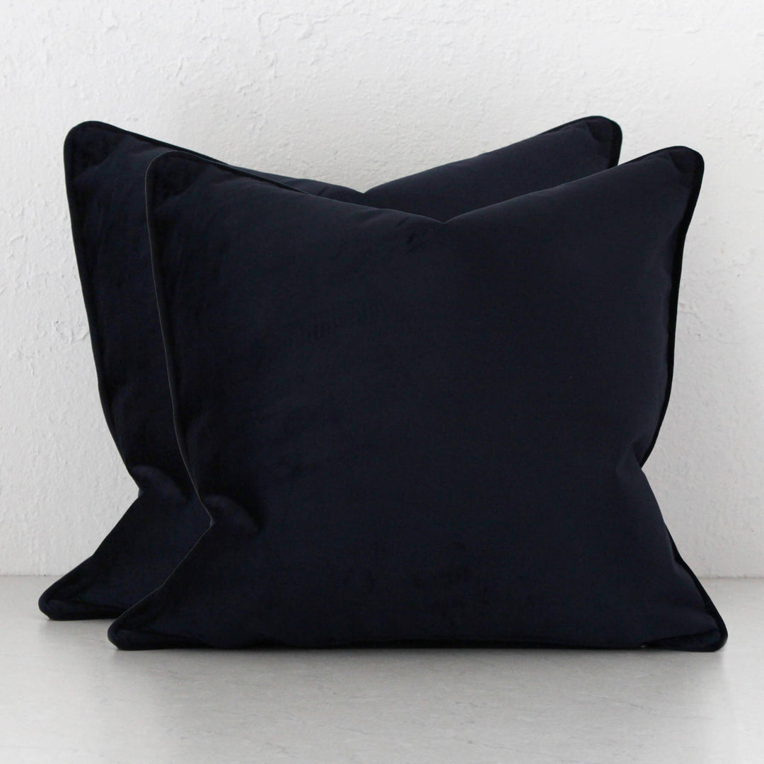 CARSON CUSHION BUNDLE X2  |  50X50  |  NAVY ACCOLADE VELVET