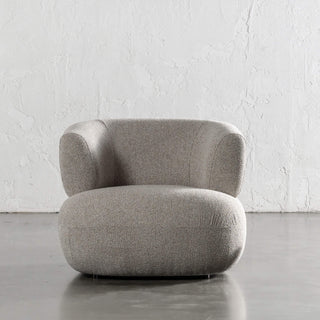 CARSON ROUNDED ARMCHAIR  |  SANDY DUSK