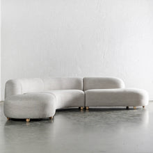 CARSON ROUNDED MODULAR SOFA UNSTYLED  |  JOVAN EARTH