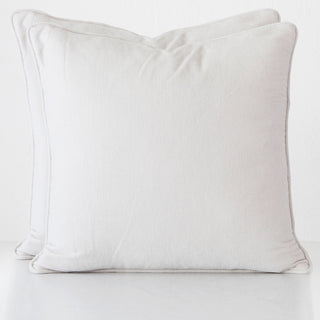 CARSON CUSHION BUNDLE X2 | 60 x 60 | WHITE
