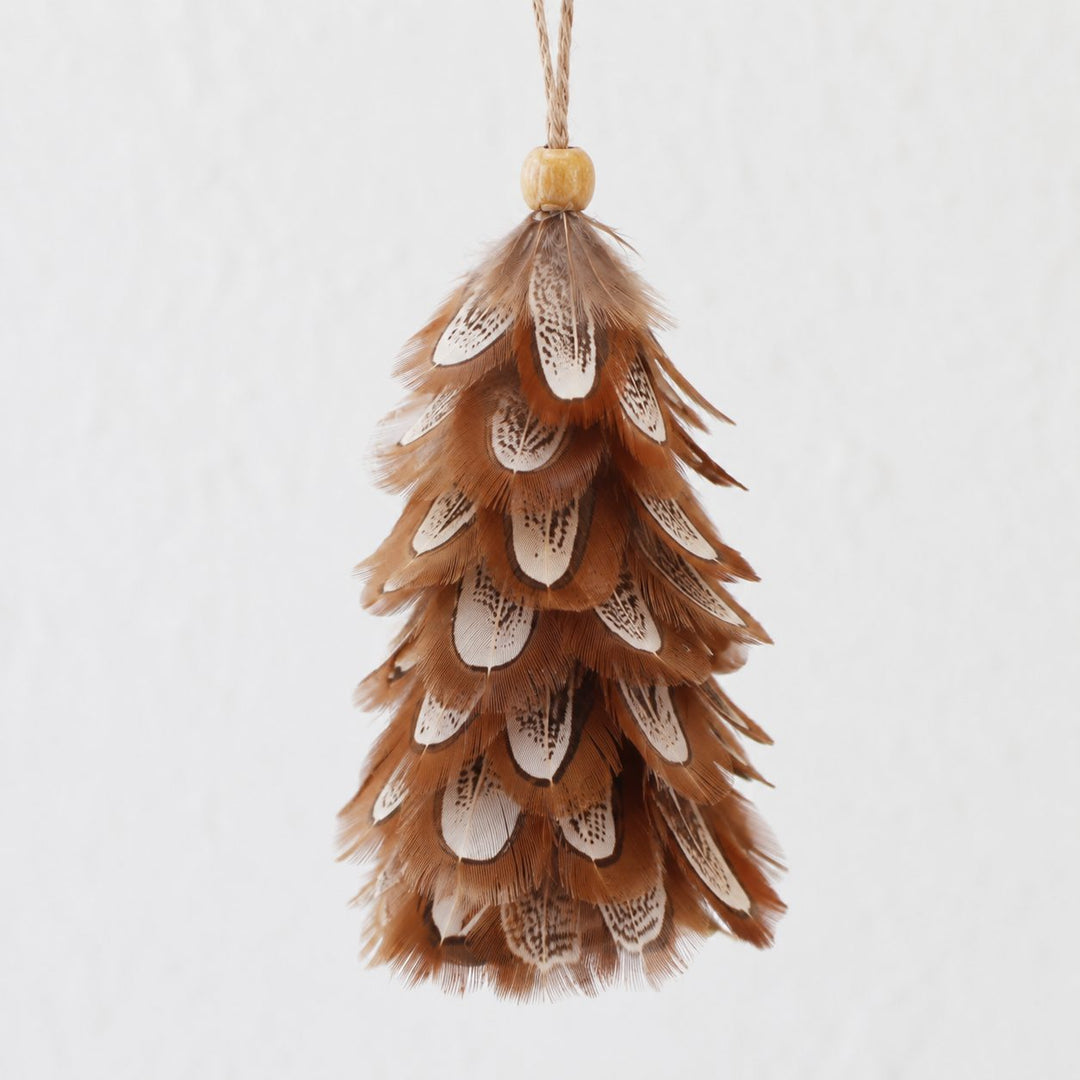 CHATILLON FEATHER CHRISTMAS TREE SETS  |  NATURAL