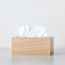 OKU WOOD TISSUE BOX COVER | RECTANGLE | NATURAL