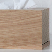 OKU WOOD TISSUE BOX COVER  |  RECTANGLE  |  NATURAL
