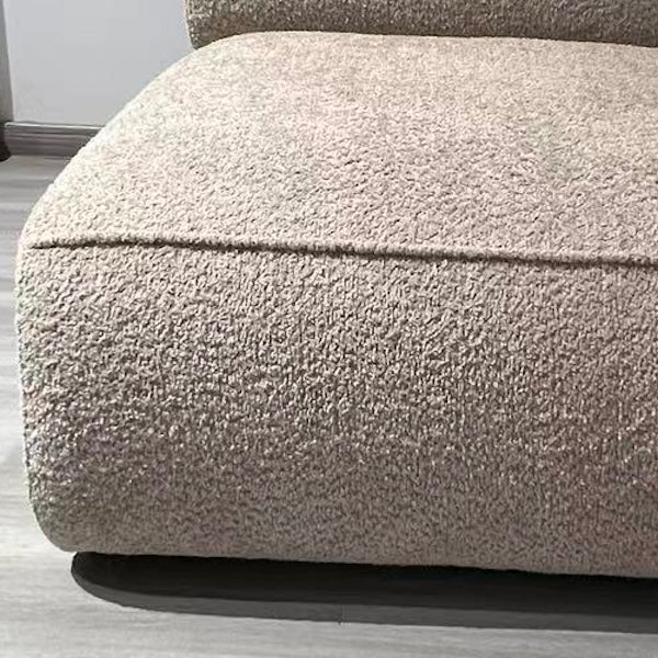 LUSSO CURVED MODULAR SOFA  |  5 SEATER  |  CHALKSTONE BEIGE