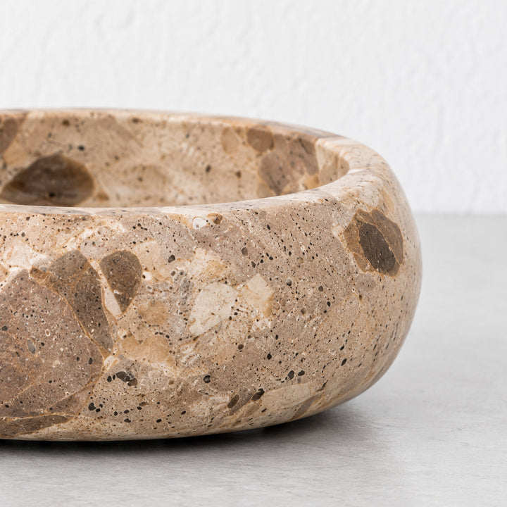 CORINTH BOWL  |  12CM  |  CAPRI BEIGE MARBLE