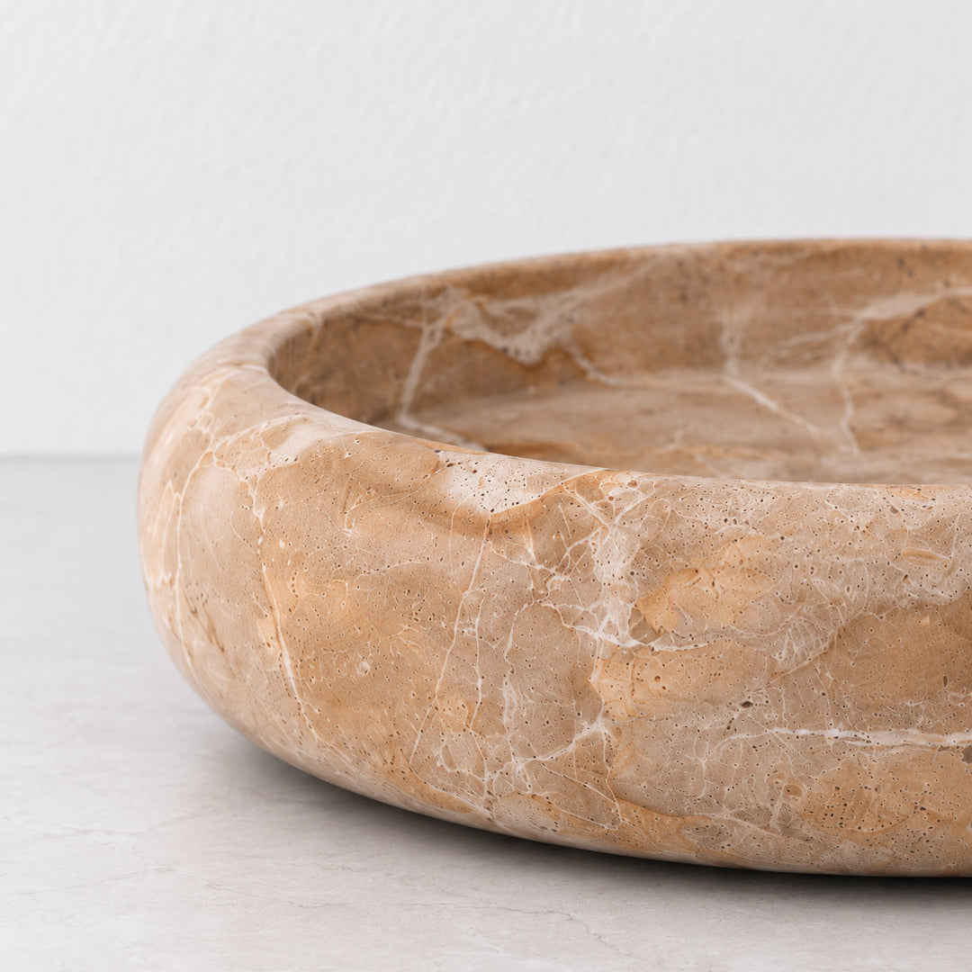 CORINTH BOWL  |  20CM  |  CAPRI BEIGE MARBLE