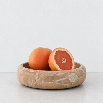 CORINTH BOWL  |  20CM  |  CAPRI BEIGE MARBLE