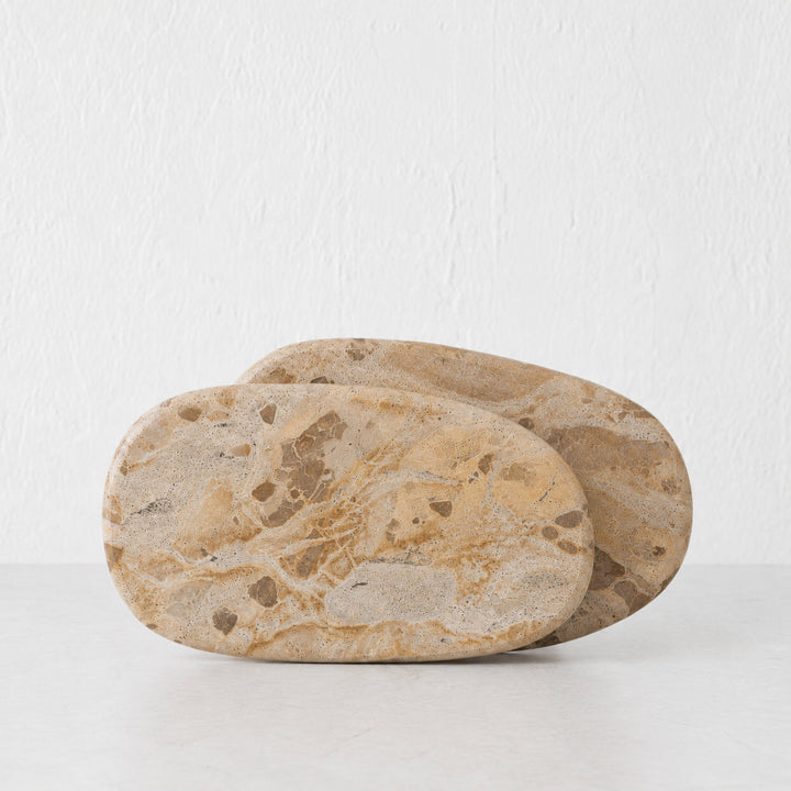 CORINTH SERVING BOARD BUNDLE X2  |  24CM  |  CAPRI BEIGE MARBLE