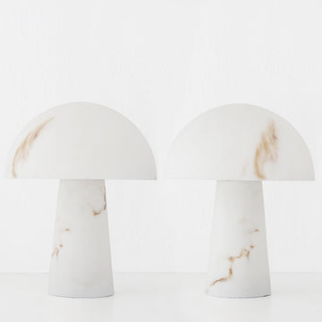 DUNE TABLE LAMP BUNDLE X2  |  38CM  |  ALABASTER