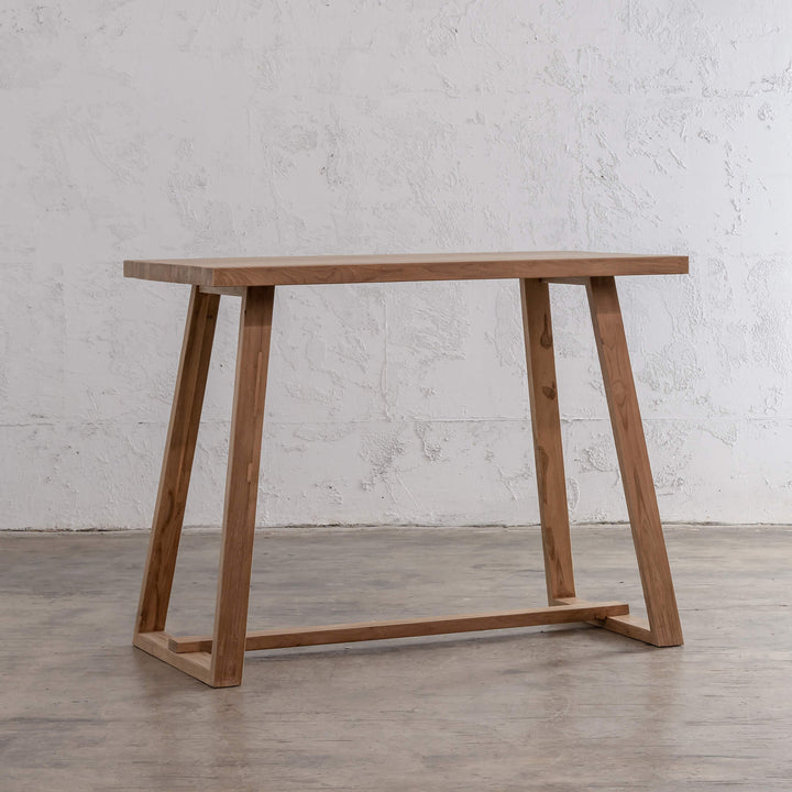 DALTON SCANDI LEG TEAK BAR TABLE OUTDOOR  |  180CM