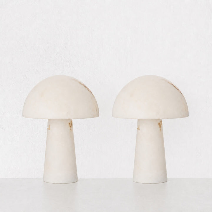 DUNE TABLE LAMP BUNDLE X2  |  38CM  |  ALABASTER