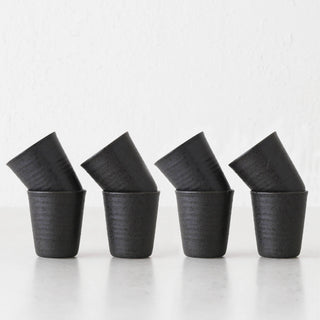 OTTAWA STONEWARE LATTE CUPS  |  BUNDLE X8  |  STONE