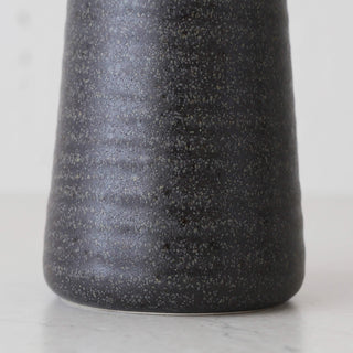 OTTAWA STONEWARE OIL BOTTLE + SALT DISH 2 PIECE SET  |  STONE