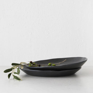 OTTAWA STONEWARE 33CM SERVING PLATTER BUNDLE X2  |  STONE