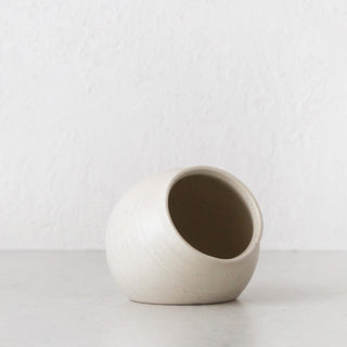 OTTAWA STONEWARE SALT CELLAR  |  CALICO