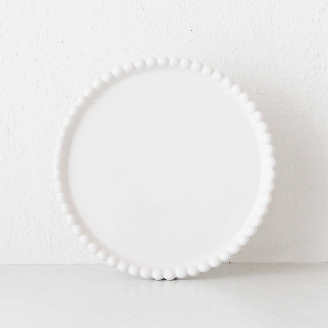 EDEN CHRISTMAS CAKE STAND  |  30CM  |  WHITE CERAMIC