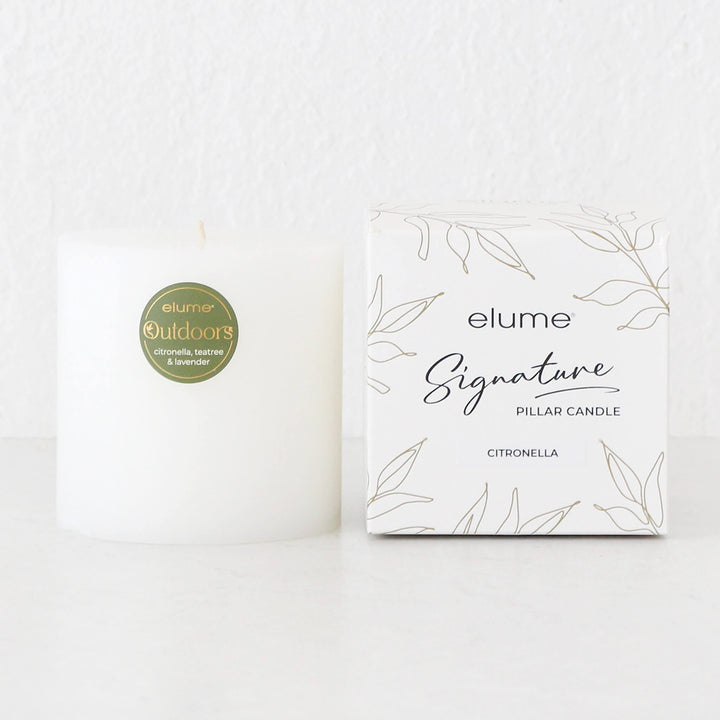 ELUME  |  CITRONELLA SIGNATURE CANDLE BUNDLE X2  |  120HRS  |  CITRONELLA + TEA TREE + LAVENDER