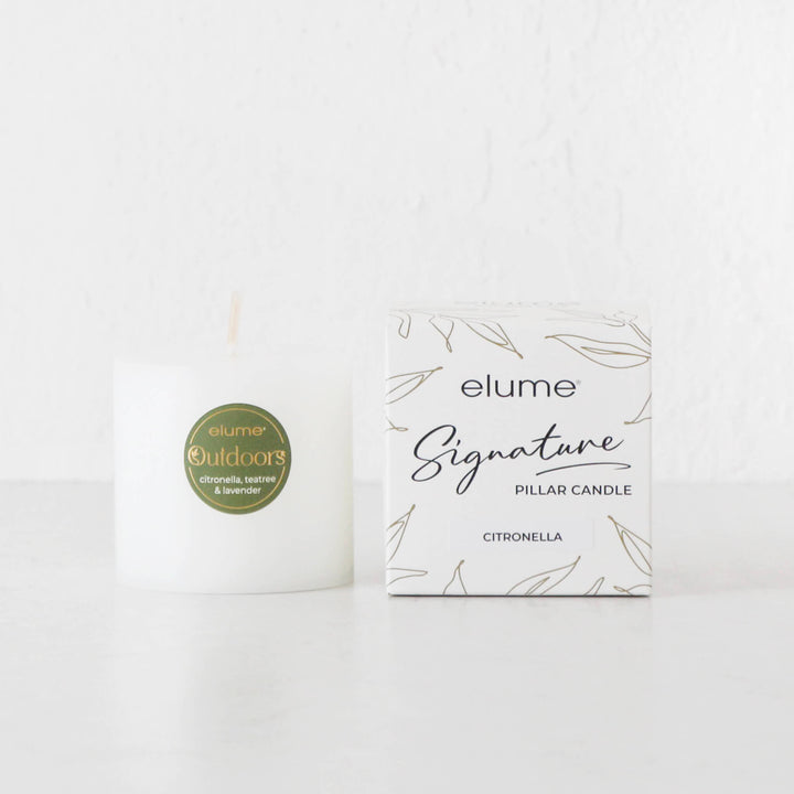 ELUME  |  CITRONELLA SIGNATURE CANDLE BUNDLE X2  |  40HRS  |  CITRONELLA + TEA TREE + LAVENDER