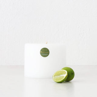 ELUME  |  CITRONELLA PILLAR 6X5" CANDLE  |  150+HRS  |  CITRONELLA + TEA TREE + LAVENDER