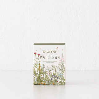 ELUME  |  CITRONELLA SOY JAR CANDLE + LID 300G  |  CITRONELLA + TEA TREE + LAVENDER