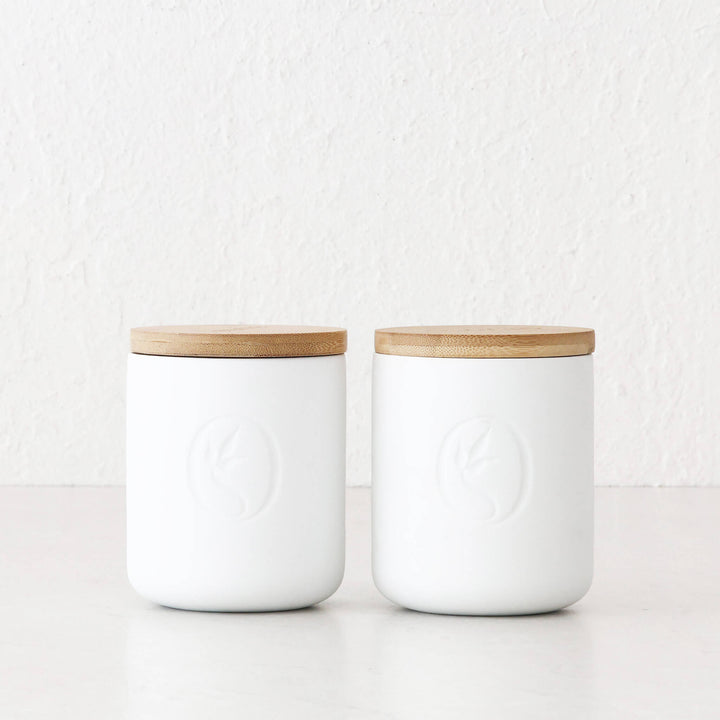 ELUME  |  CITRONELLA SOY JAR CANDLE + LID 300G BUNDLE X2  |  CITRONELLA + TEA TREE + LAVENDER