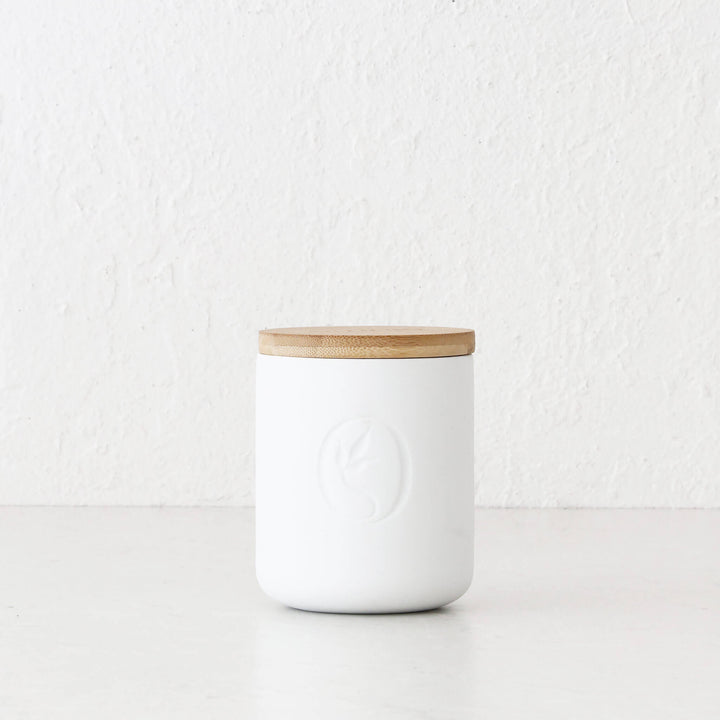 ELUME  |  CITRONELLA SOY JAR CANDLE + LID 300G  |  CITRONELLA + TEA TREE + LAVENDER