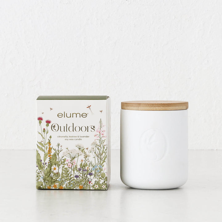 ELUME  |  CITRONELLA SOY JAR CANDLE + LID 300G BUNDLE X2  |  CITRONELLA + TEA TREE + LAVENDER