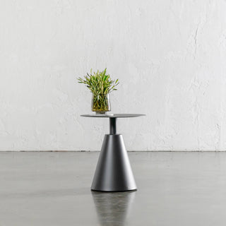 PALOMA ESCALON TERRACE SIDE TABLE  |  DEEP ANTHRACITE