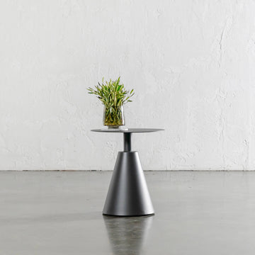 PALOMA ESCALON TERRACE SIDE TABLE  |  DEEP ANTHRACITE