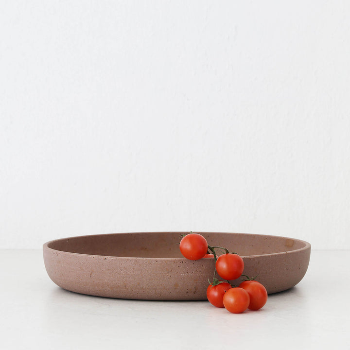 ESHER BOWL SMALL 36CM  |  CLAY