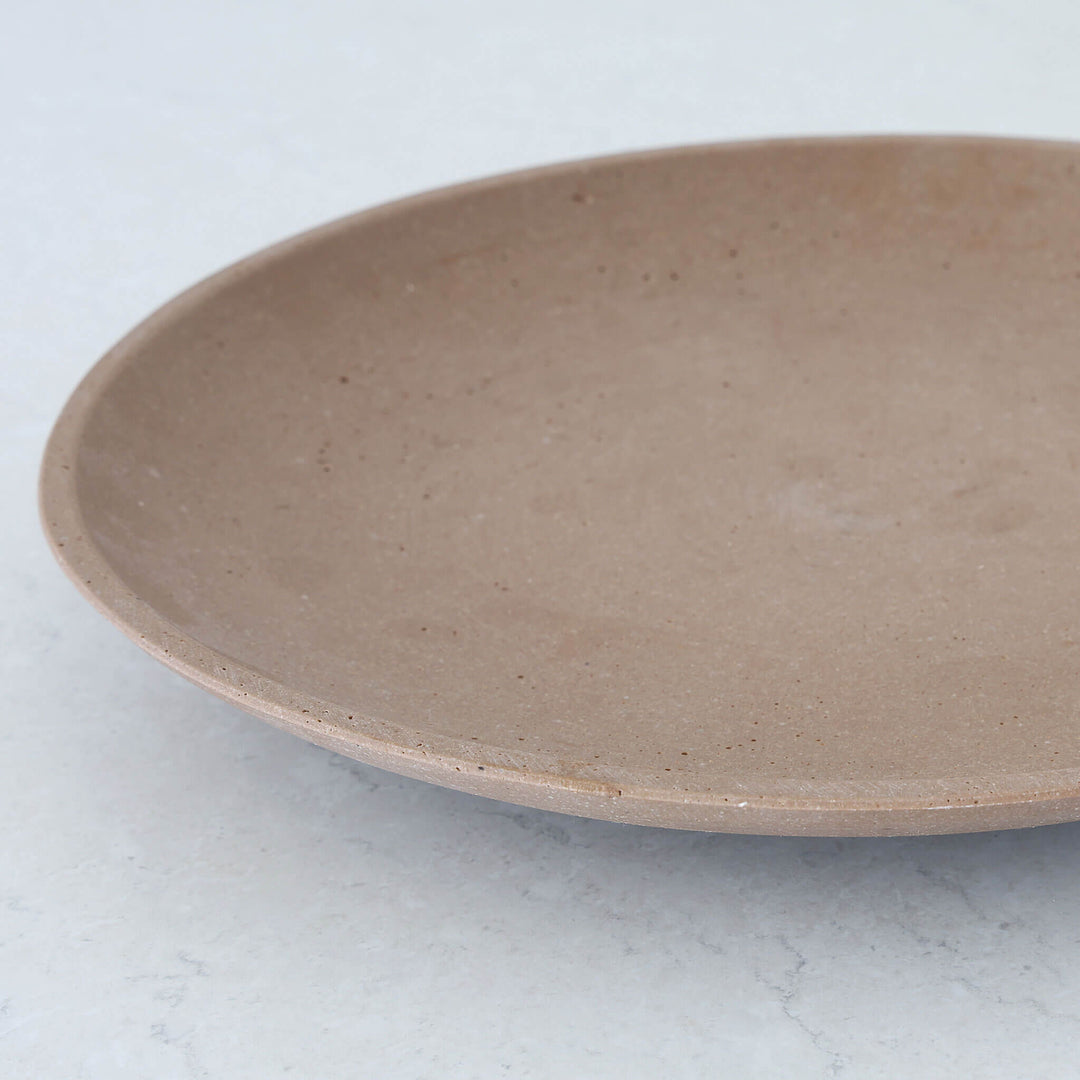 ESHER FOOTED PLATTER MEDIUM 40CM  |  CLAY